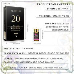 20 قطعة من زيت موكير للعلاج العطري