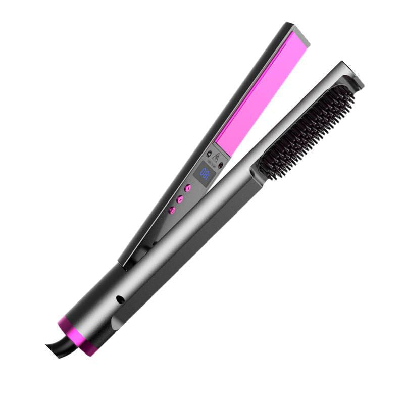 مكواة فرد الشعر مع مشط فرد الشعر