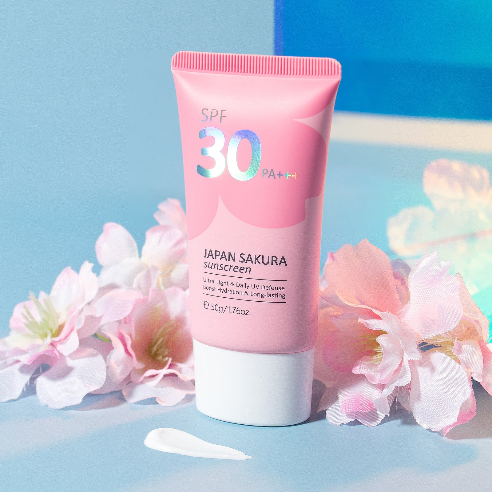 منتجات العناية بالبشرة المعزولة بعامل الوقاية من الشمس SPF30 من Cherry Blossom