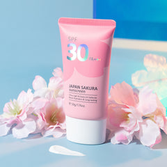 منتجات العناية بالبشرة المعزولة بعامل الوقاية من الشمس SPF30 من Cherry Blossom