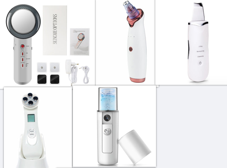 أداة تجميل بإضاءة LED ملونة للوجه