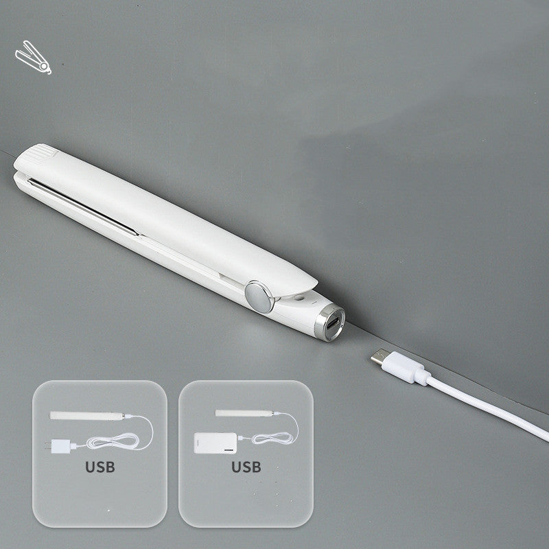 واجهة USB صغيرة لتجعيد الشعر وفرد الشعر ثنائي الاستخدام