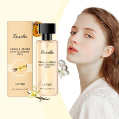 بخاخ معطر للجسم بالفانيليا والعنبر