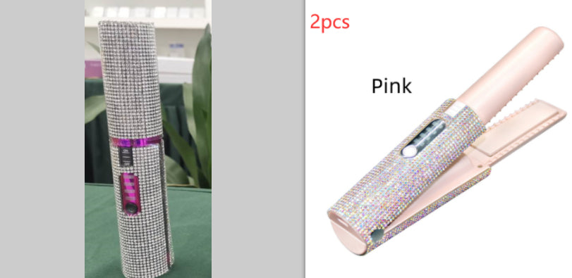 فرشاة تمليس الشعر الكهربائية 2 في 1 بمنفذ USB