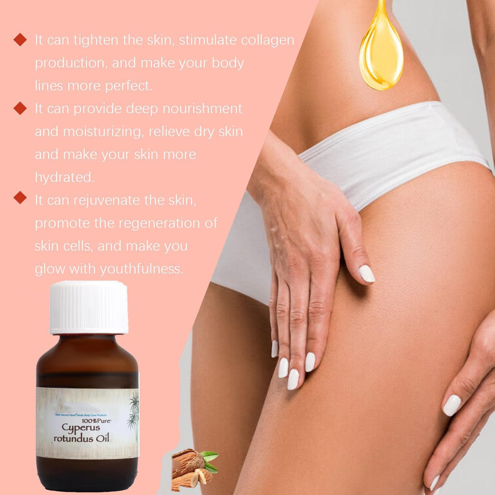 عطر العناية بالجسم لإزالة الشعر بالزيت العطري