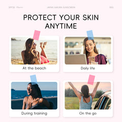 منتجات العناية بالبشرة المعزولة بعامل الوقاية من الشمس SPF30 من Cherry Blossom