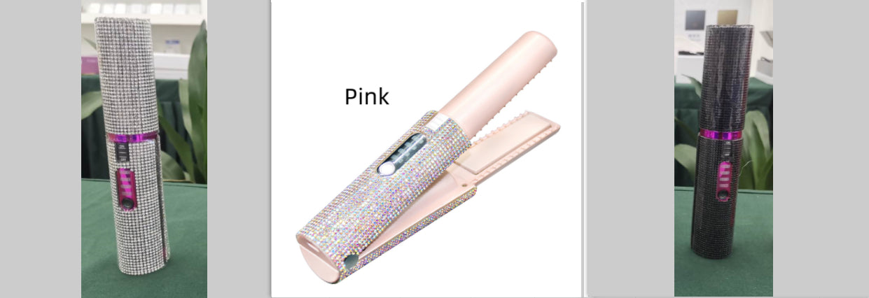 فرشاة تمليس الشعر الكهربائية 2 في 1 بمنفذ USB